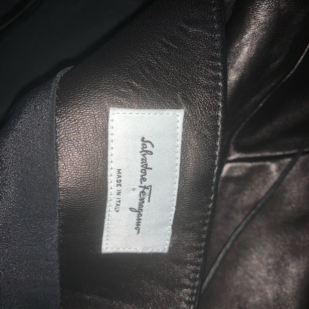 RTW Salvatore Ferragamo leather evening gown It.38/XS - Picture 4 of 9